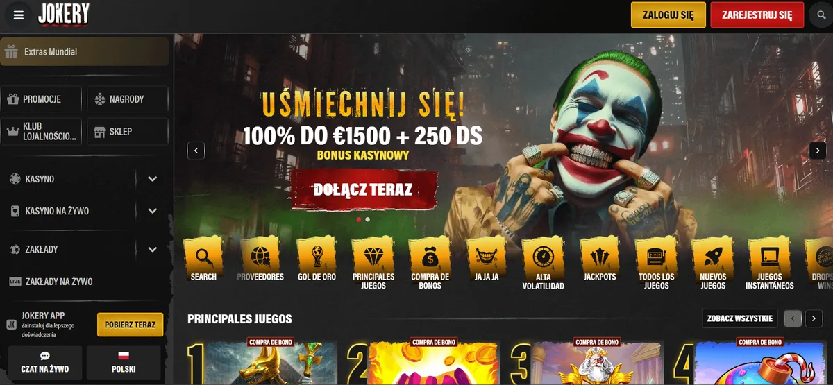 Jokery homepage nowe kasyno online